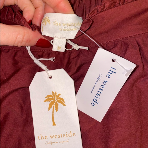 The Westside Eyelet Ruffle Midi Skirt - Picture 3 of 4